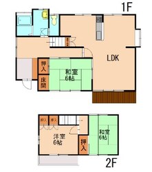 桜ケ丘3丁目戸建の物件間取画像